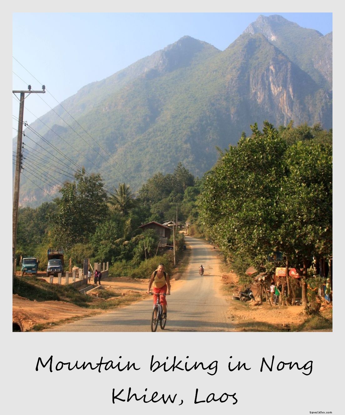 Polaroid of the Week: Thrilling Mountain Biking in Nong Khiew, Laos