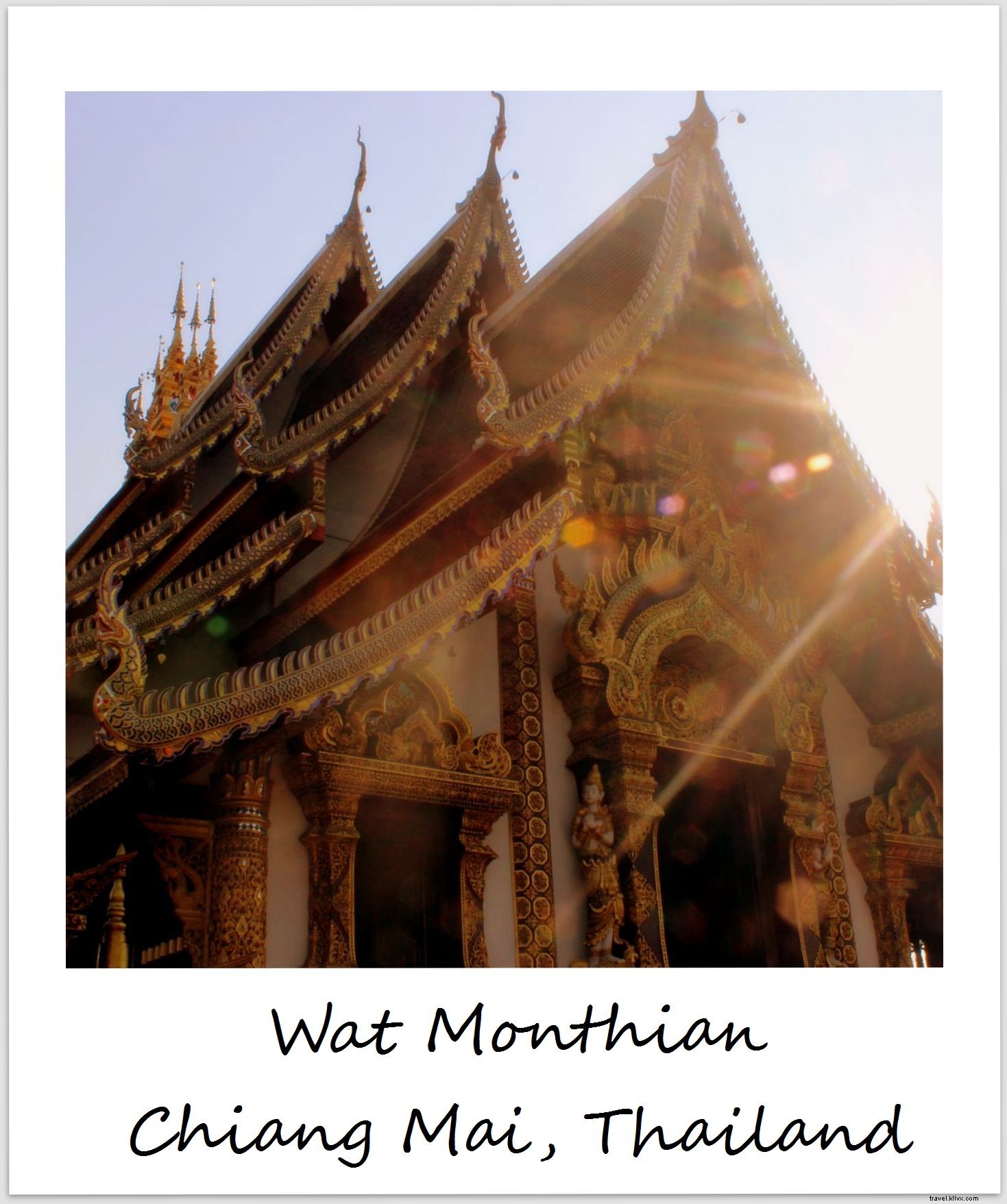 Polaroid of the Week: Temple Hopping in Chiang Mai s Stunning Wat Monthiang