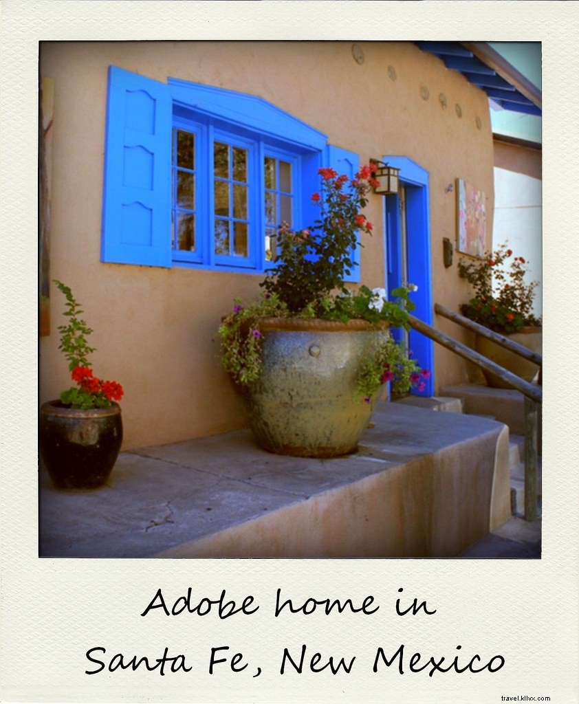 Polaroid of the Week: Timeless Adobe Home in Santa Fe, New Mexico