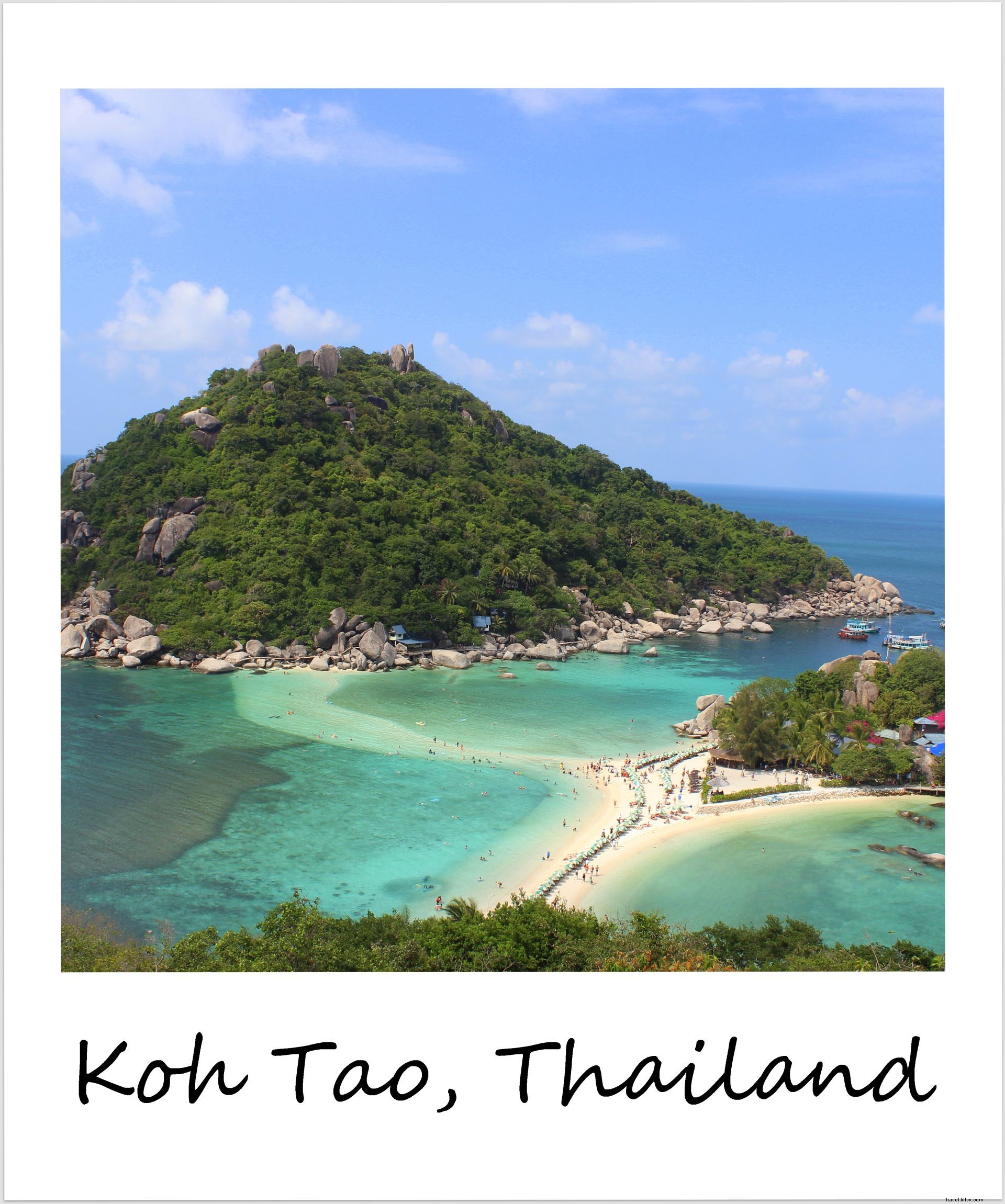 Polaroid of the Week: Relaxing Beach Days on Koh Tao, Thailand