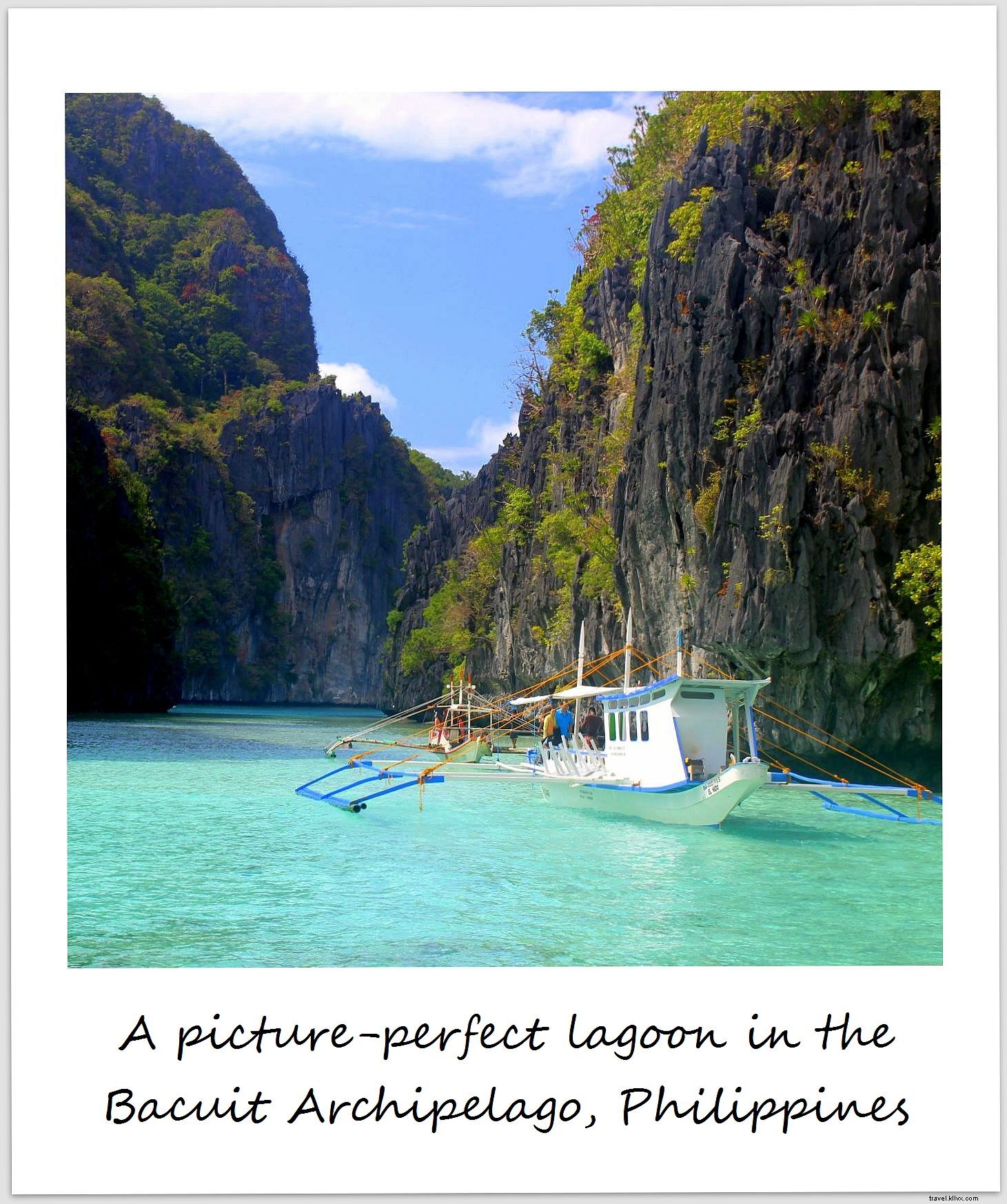 Polaroid of the Week: Stunning Lagoon Near El Nido, Palawan, Philippines