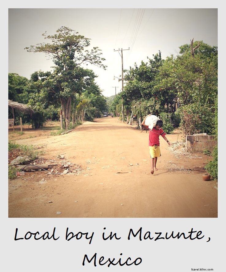 Polaroid of the Week: A Boy in Authentic Mazunte, Mexico