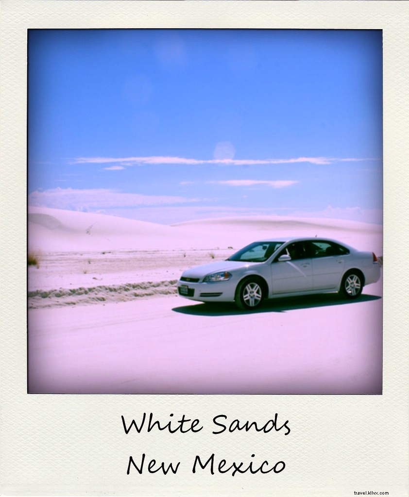 Polaroid of the Week: Mesmerizing White Sands Dunes, New Mexico – Road Trip Highlight #1