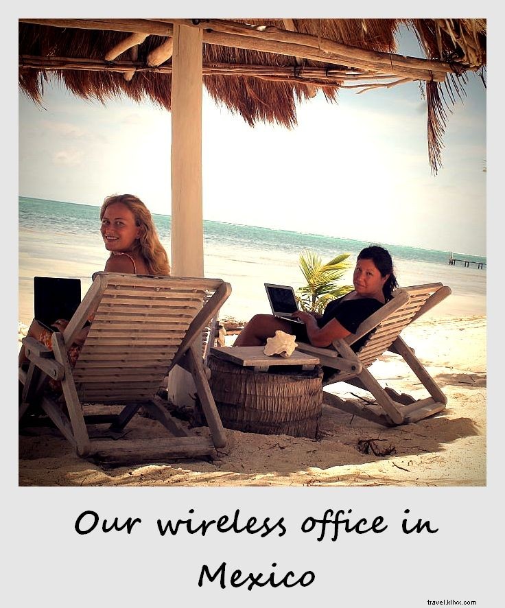 Polaroid of the Week: Our Stunning Beachside Office in Mexico