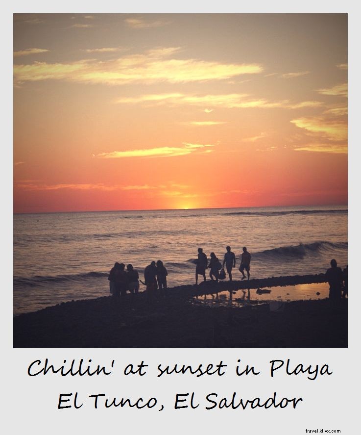 Photo of the Week: Sunset Relaxation in El Tunco, El Salvador