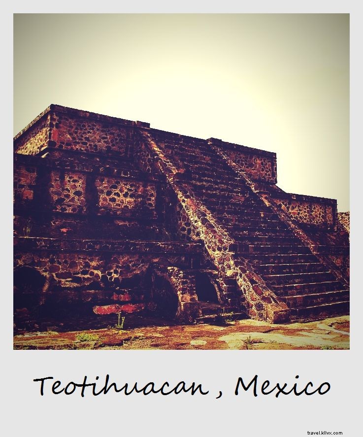 Polaroid of the Week: Majestic Pyramid at Teotihuacan, Mexico