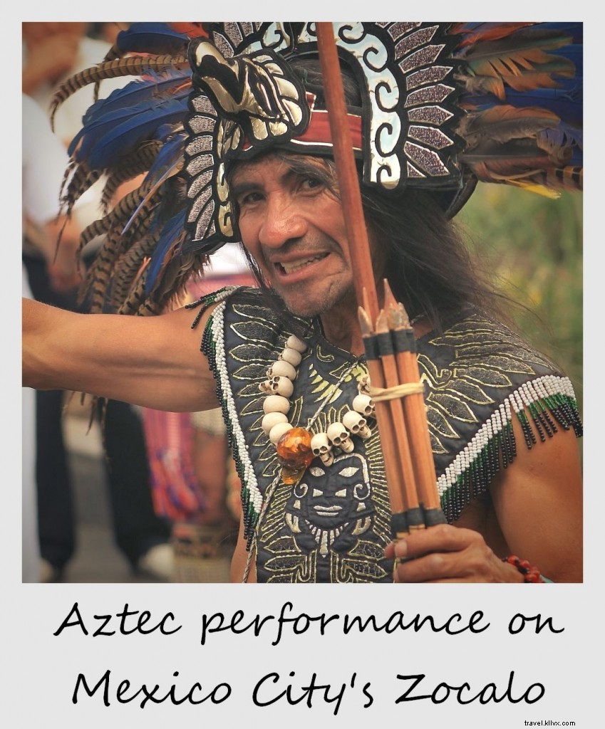 Polaroid of the Week: Aztec Dancer at Mexico City s Historic Zócalo