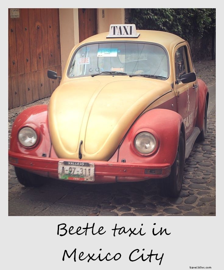 Polaroid of the Week: Iconic VW Beetle Taxis in Mexico City Nearing Retirement