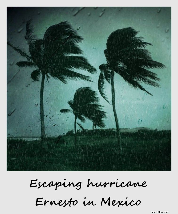 Polaroid of the Week: Dodging Hurricane Ernesto on Mexico s Caribbean Coast