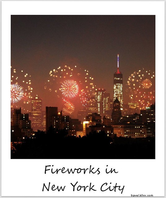 Polaroid of the Week: Spectacular 4th of July Fireworks Over New York City