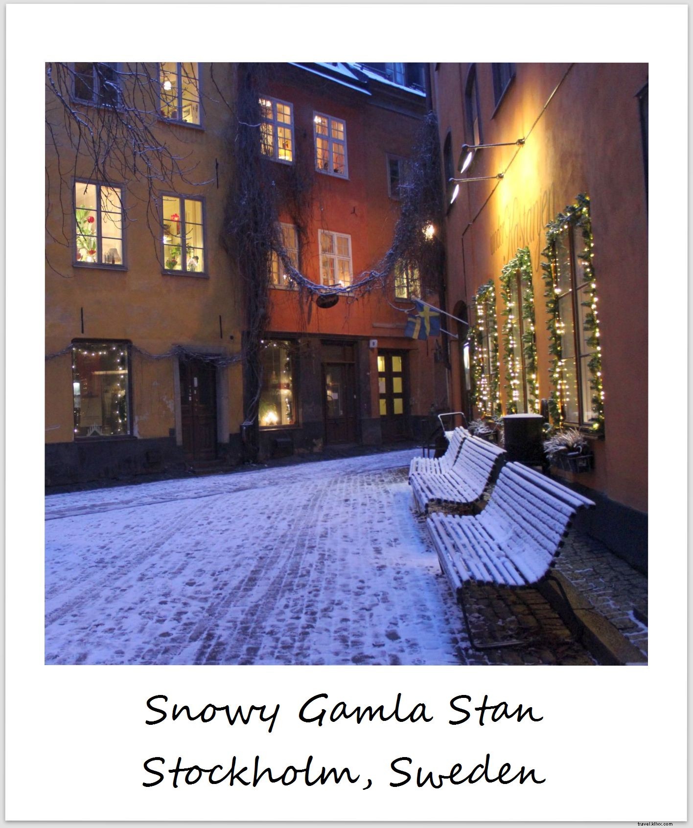 Polaroid of the Week: Stockholm s Enchanting Winter Snowscape