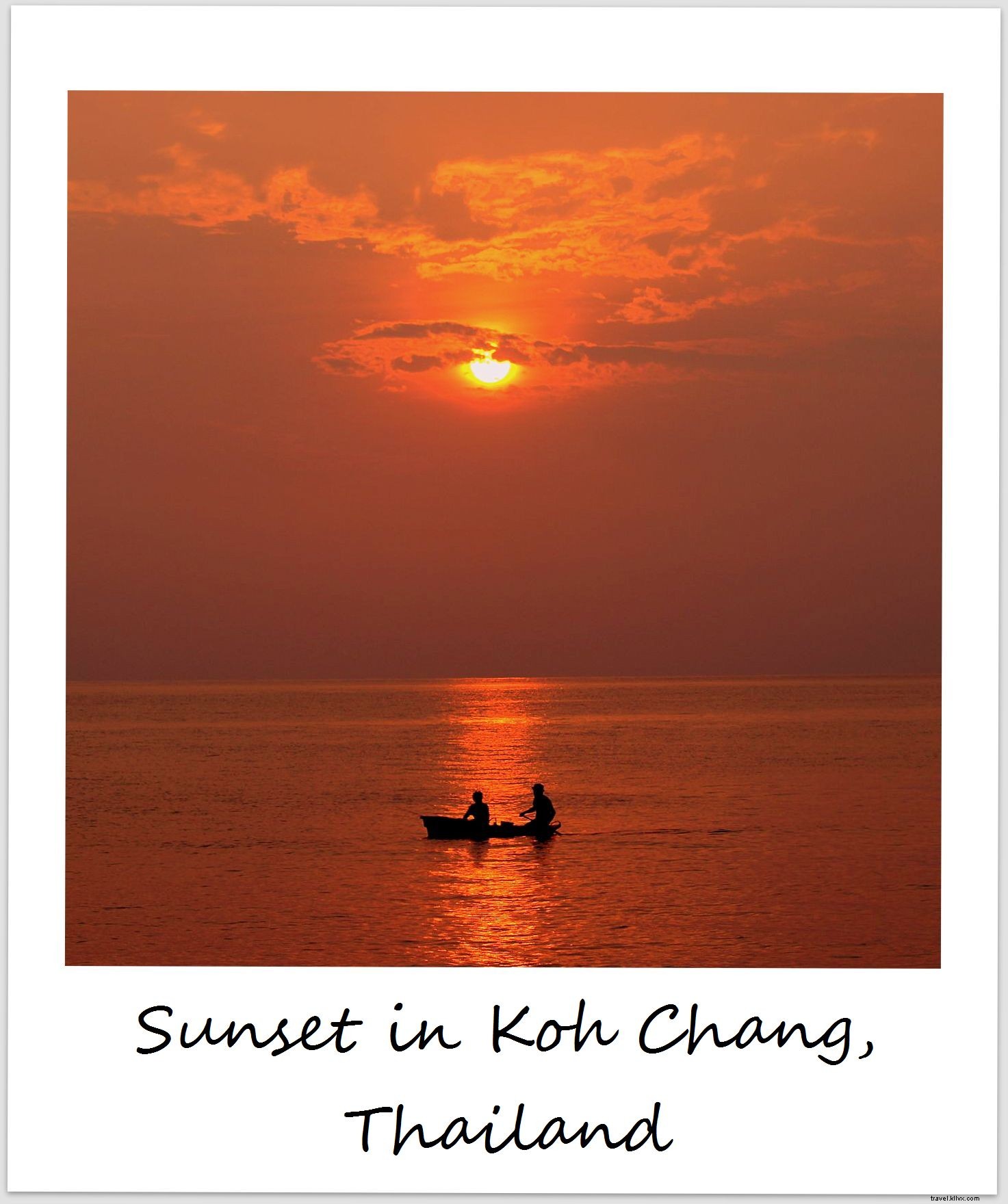 Stunning Sunset in Koh Chang, Thailand: Polaroid of the Week