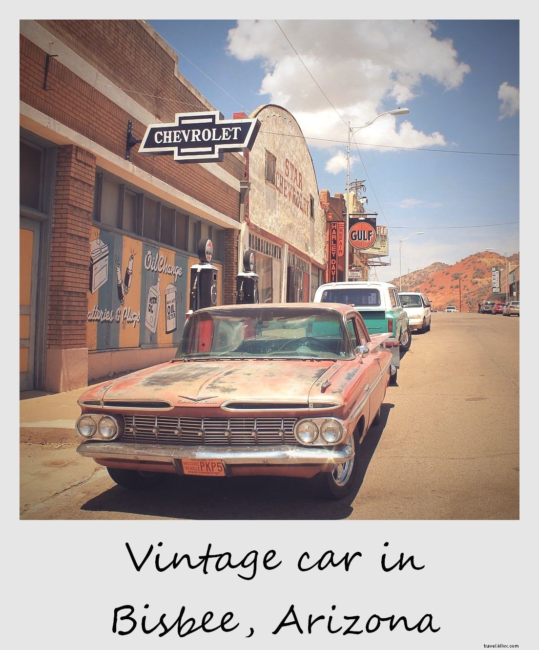 Polaroid of the Week: Vintage Car in Charming Bisbee, Arizona