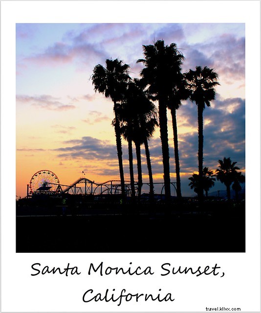 Polaroid of the Week: Captivating Sunset Over Santa Monica, California