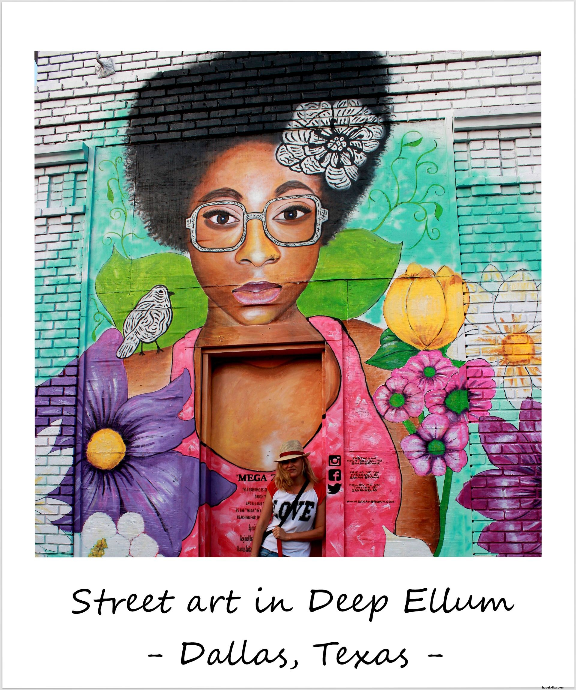 Polaroid of the Week: Vibrant Street Art in Dallas  Deep Ellum Neighborhood