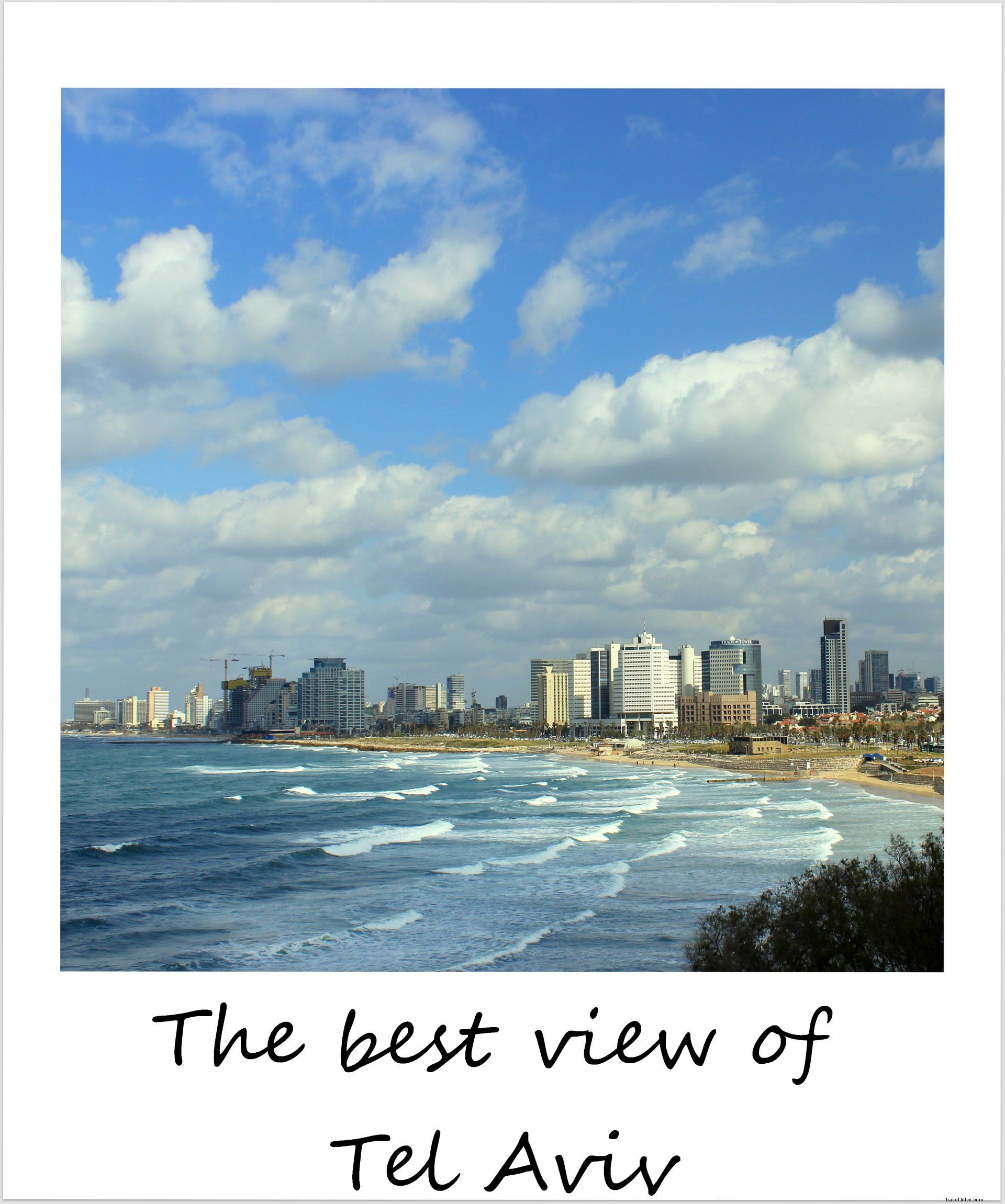 Polaroid of the Week: Breathtaking Panorama Over Tel Aviv from Jaffa s Hilltop