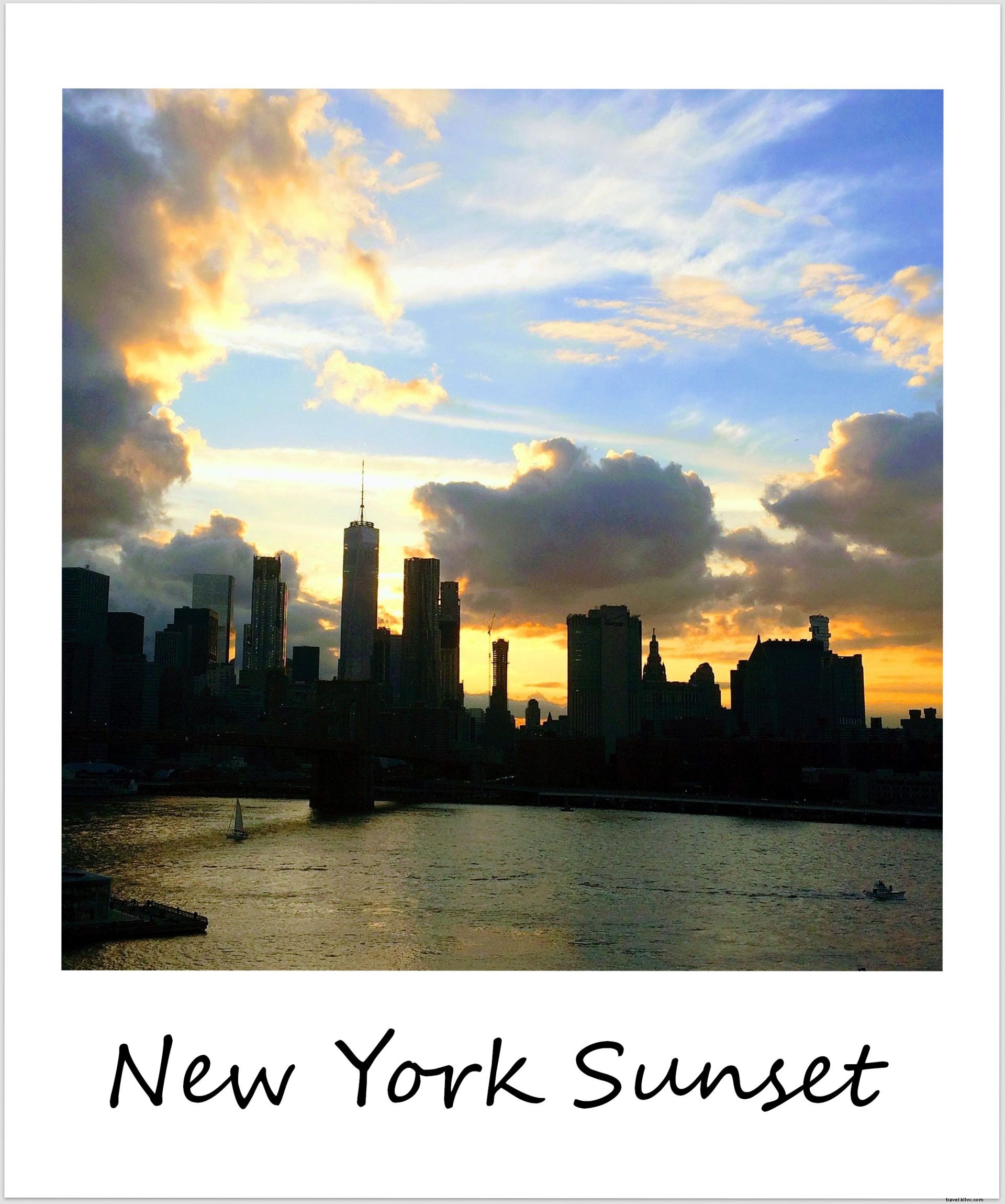 Polaroid of the Week: Captivating Manhattan Sunset