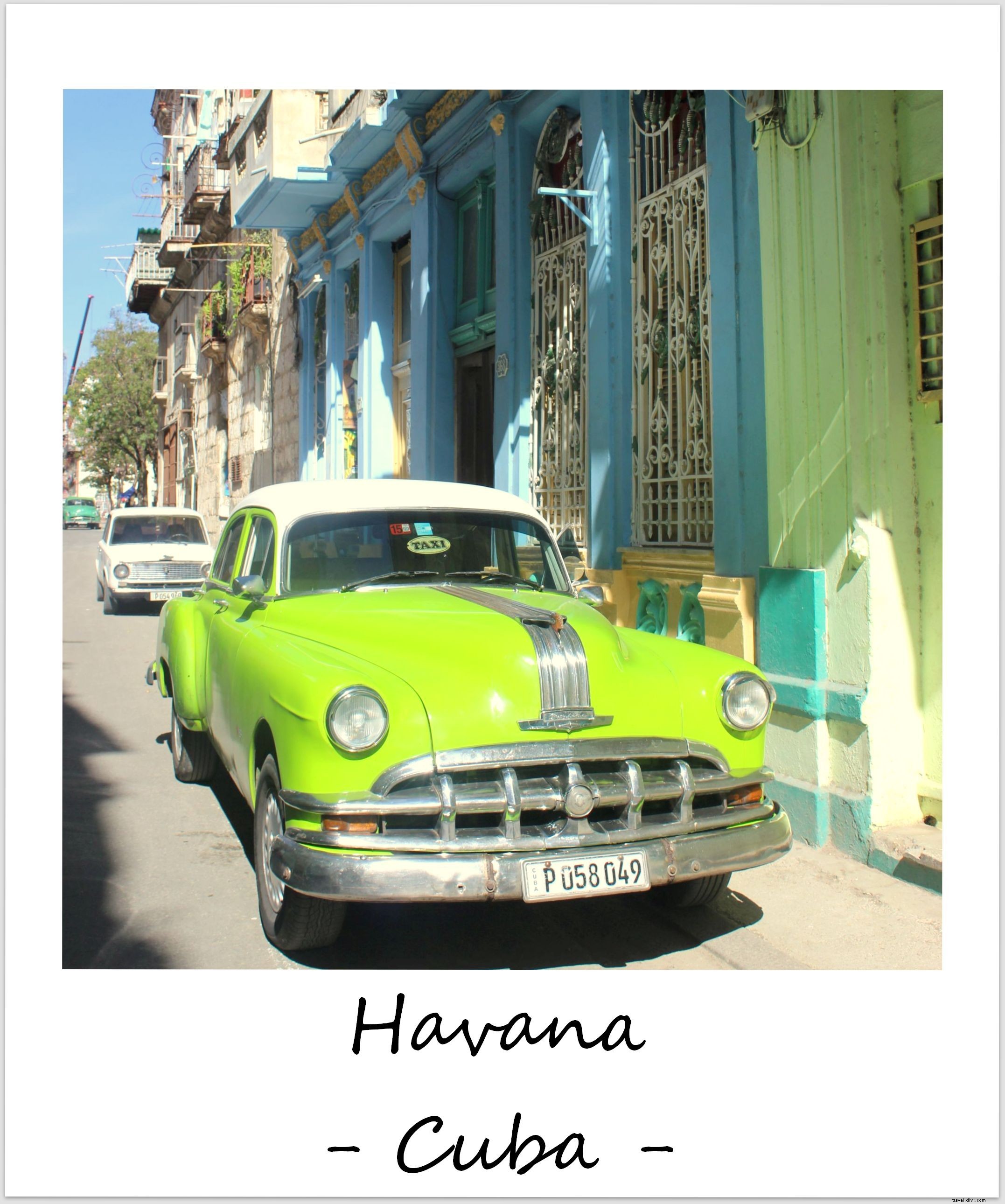 Polaroid of the Week: Iconic Vintage Cars in Classic Havana, Cuba