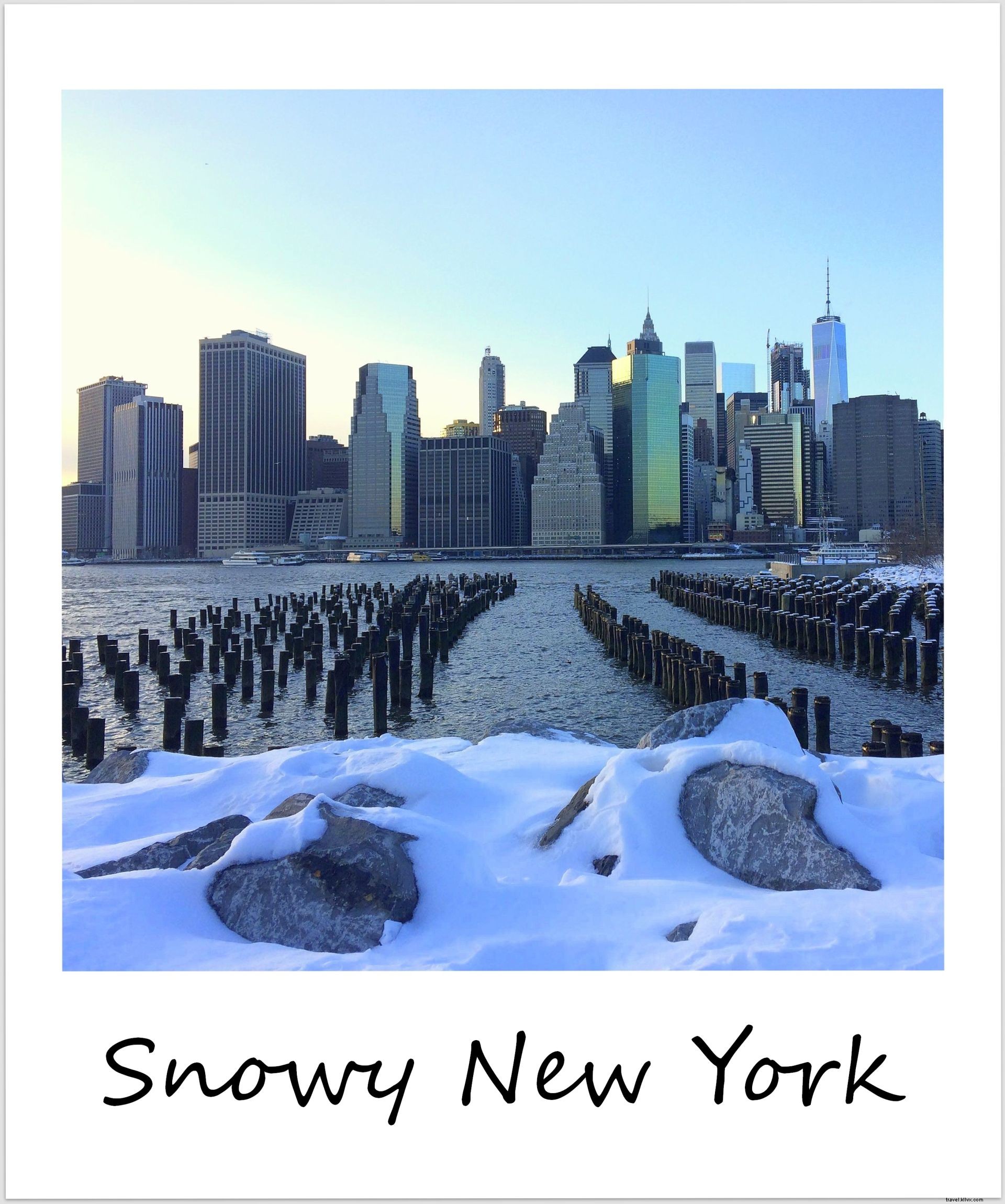 Polaroid of the Week: Snowy New York City Transformed into a Winter Wonderland