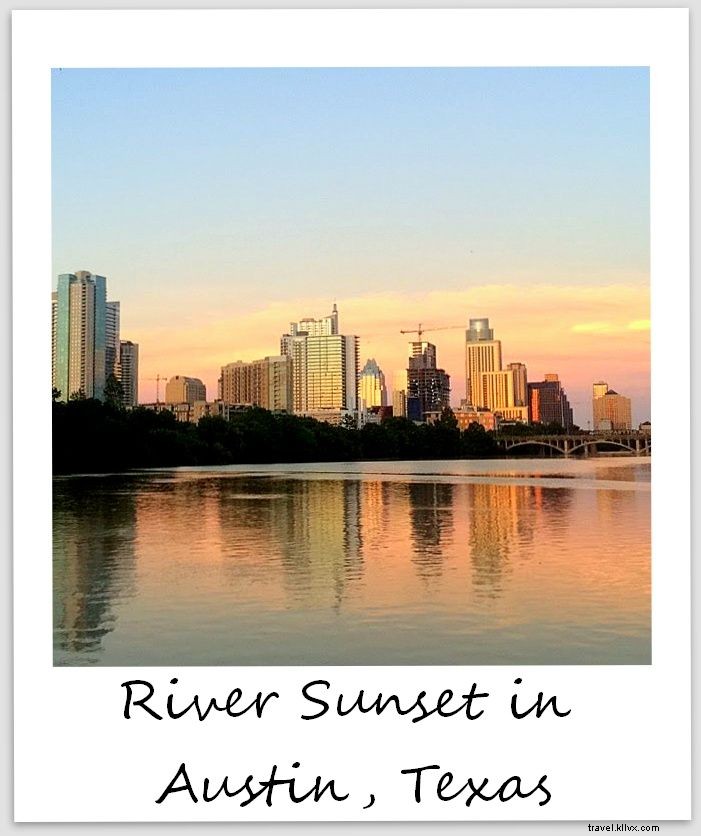 Polaroid of the Week: Breathtaking Sunset Over Austin, Texas