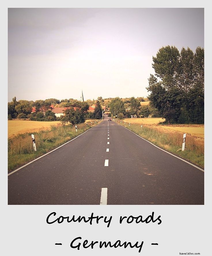 Polaroid of the Week: Scenic Country Roads Across Germany