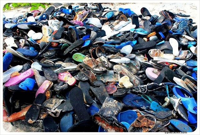 The  Where the Other Shoe Drops  Project: Transforming Mexico s Beach Trash into Art