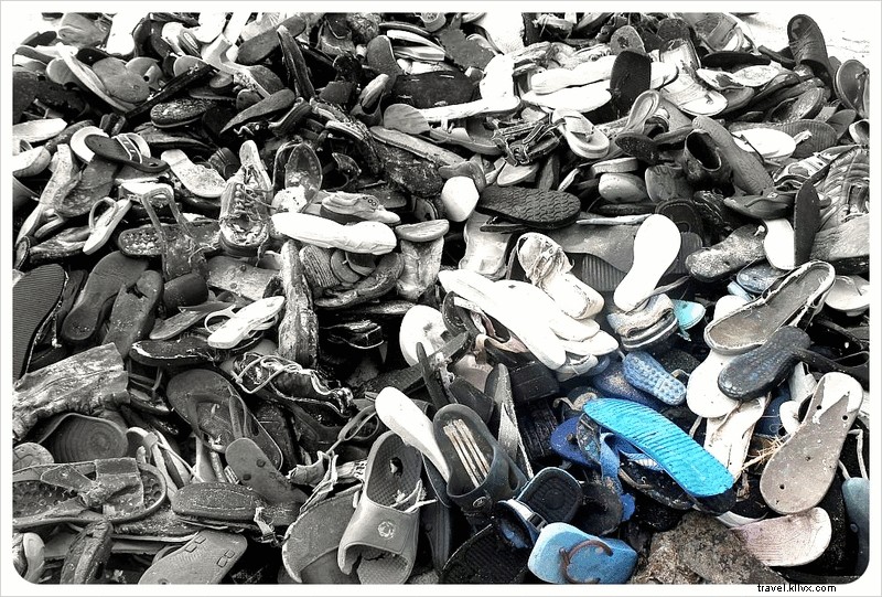 The  Where the Other Shoe Drops  Project: Transforming Mexico s Beach Trash into Art