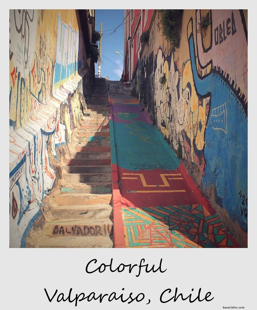 Polaroid of the Week: Vibrant Hills of Valparaíso, Chile
