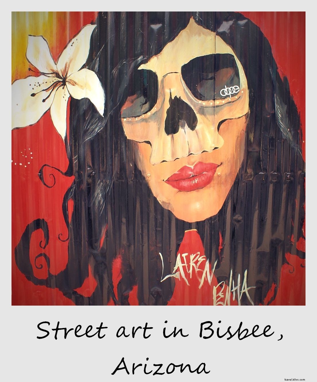 Polaroid of the Week: Vibrant Street Art in Charming Bisbee, Arizona
