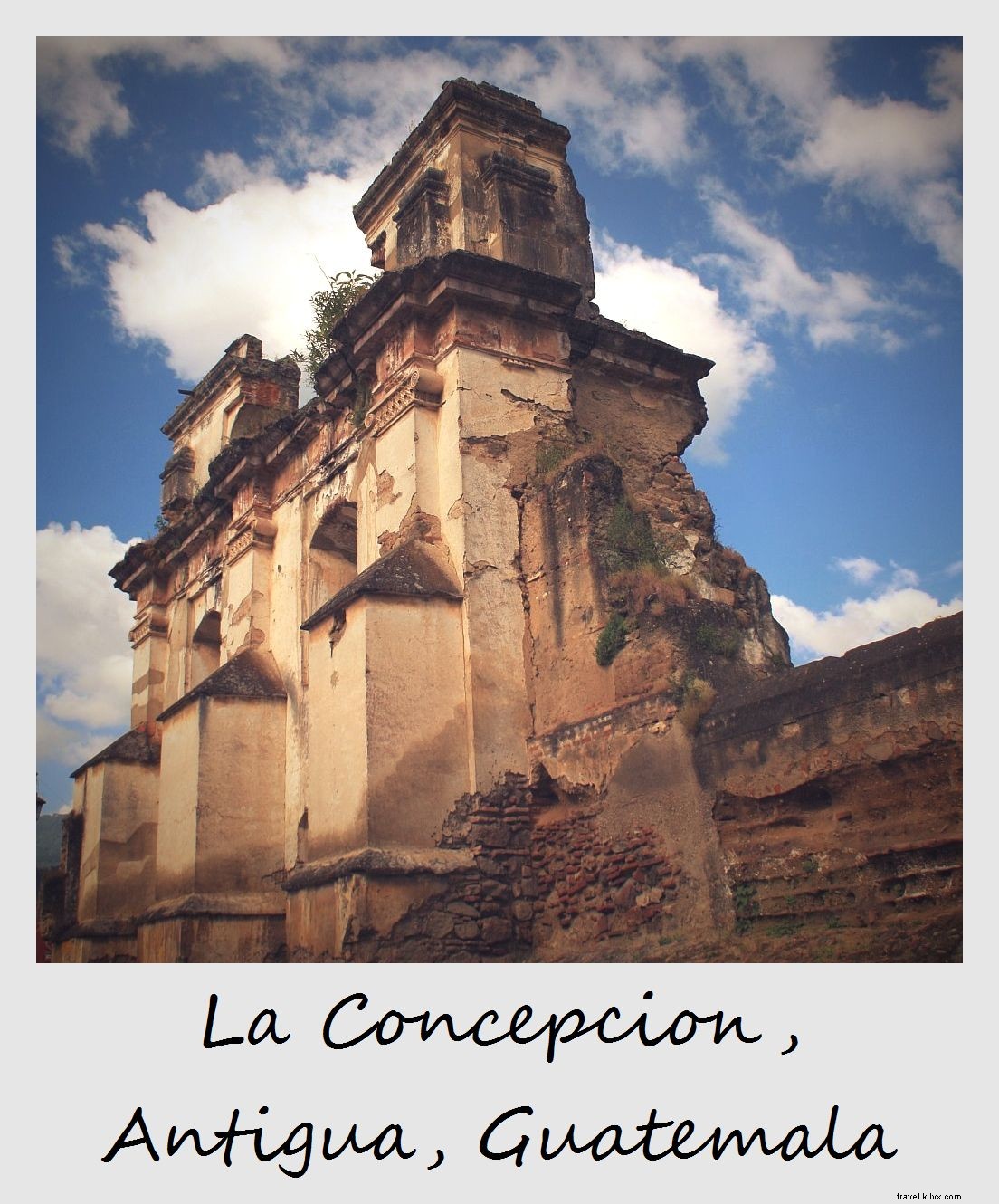 Polaroid of the Week: La Concepción Convent Ruins in Antigua, Guatemala