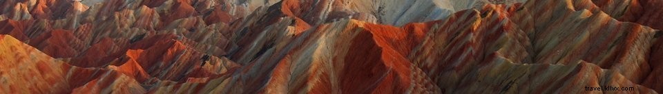 Stunning Rainbow Mountains of Zhangye Danxia National Geopark, China