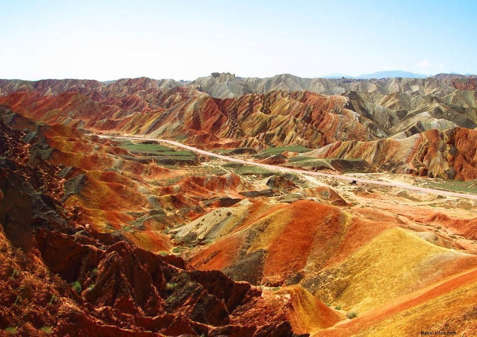 Stunning Rainbow Mountains of Zhangye Danxia National Geopark, China