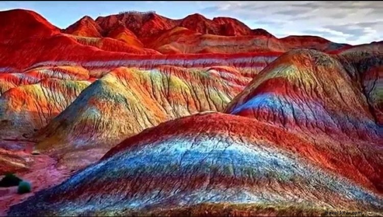 Stunning Rainbow Mountains of Zhangye Danxia National Geopark, China