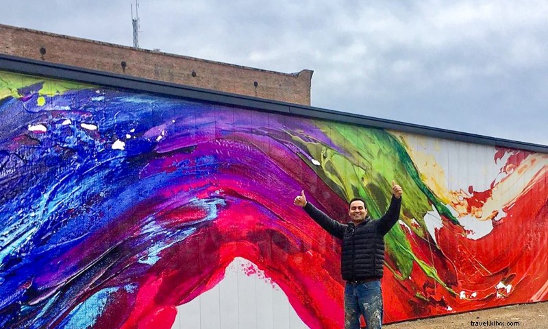 Colors of Life Mural: Vibrant 125-Foot Masterpiece in Downtown Texarkana