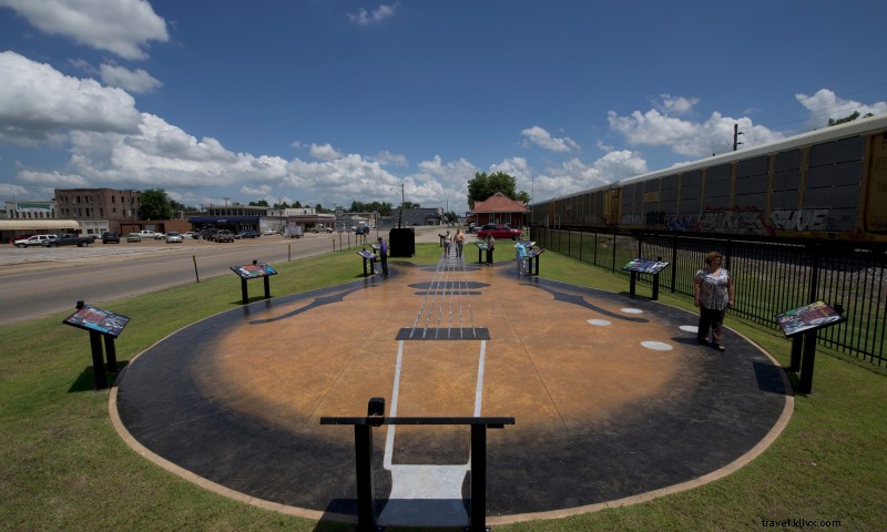 Iconic Giant Guitar Walk at Cavenaugh Park: Honoring Rock  n  Roll Legends