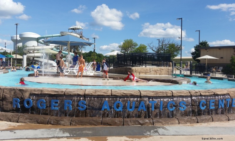 Rogers Aquatics Center: 3-Acre Aquatic Paradise with Pools, Lazy River & Slides