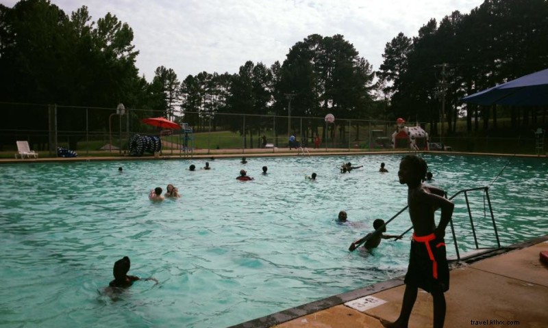 Carnes Park & Splash Pad: Pool, Trails, Sports Fields & Playground