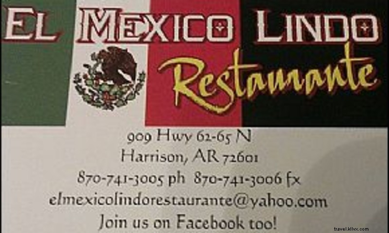 El Mexico Lindo Restaurante: Authentic Mexican Cuisine in Harrison, AR