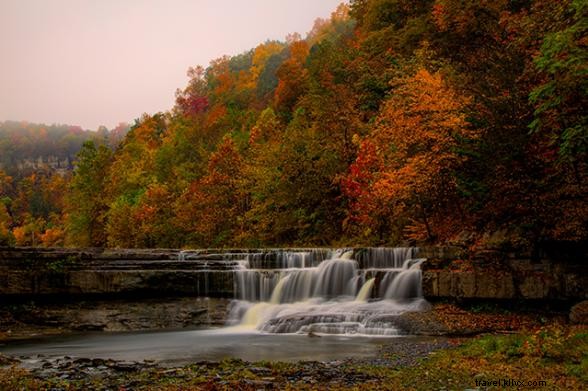 Discover Stunning New York State Waterfalls Amid Vibrant Autumn Foliage