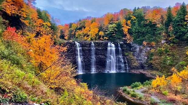 Discover Stunning New York State Waterfalls Amid Vibrant Autumn Foliage