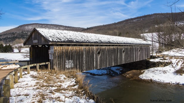 11 Stunning New York Winter Scenes Perfect for Video Conference Backgrounds