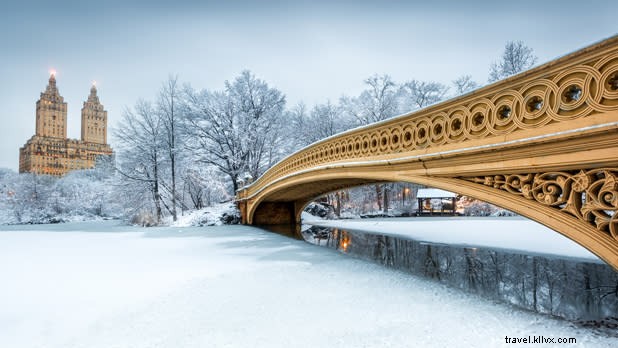 11 Stunning New York Winter Scenes Perfect for Video Conference Backgrounds