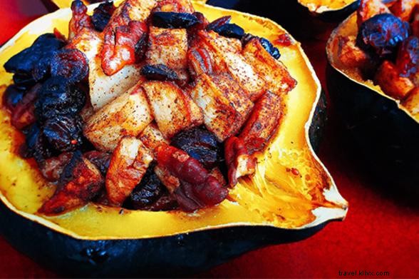 Easy Baked Acorn Squash Recipe with Sweet New York Pears & Apples