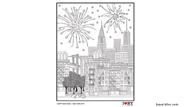 Free New York State Coloring Pages: Relieve Stress & Color Iconic Landmarks
