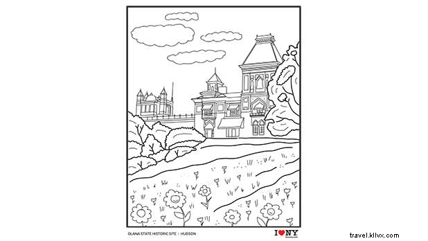 Free New York State Coloring Pages: Relieve Stress & Color Iconic Landmarks