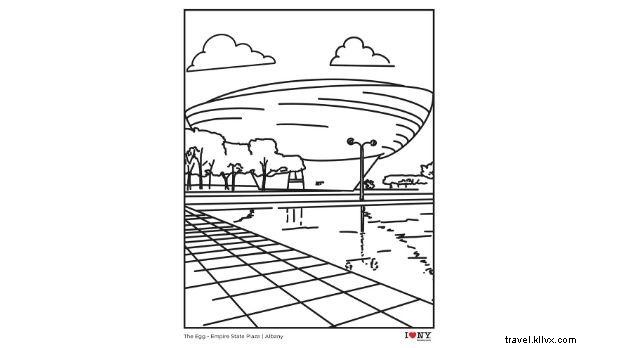 Free New York State Coloring Pages: Relieve Stress & Color Iconic Landmarks