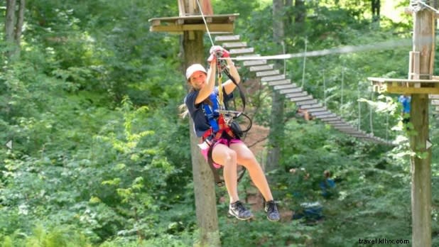 Top 12 Ziplining Adventures and Aerial Rope Parks in New York