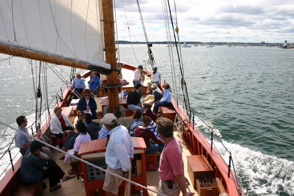 Sail Salem Harbor Aboard Schooner Fame: Historic 1812 Privateer Replica in MA
