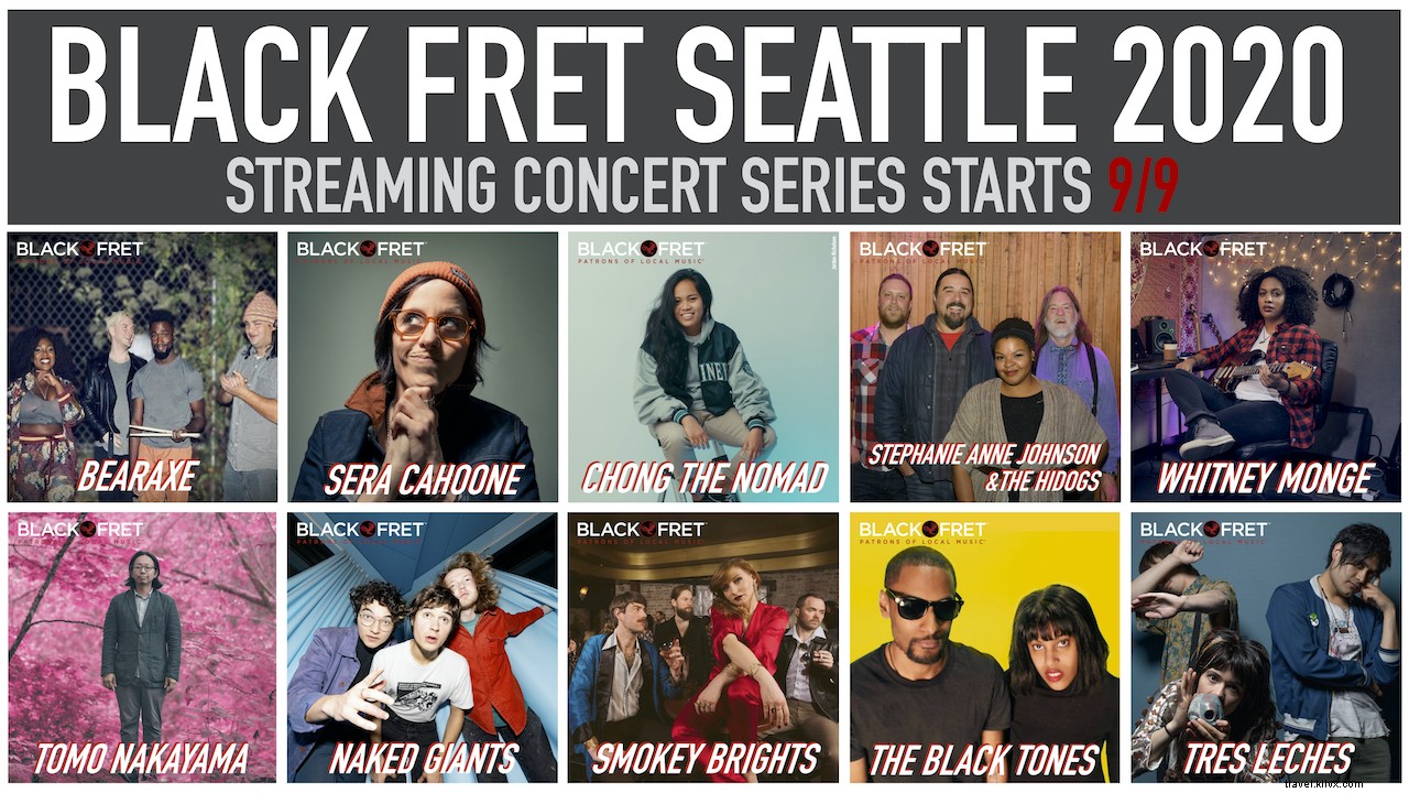 Discover 10 Top Seattle Artists in Black Fret s Exciting Streaming Concert Series