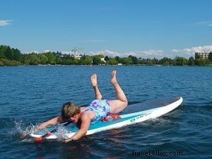 Stand-Up Paddleboarding at Green Lake: A Sunny Adventure for Beginners